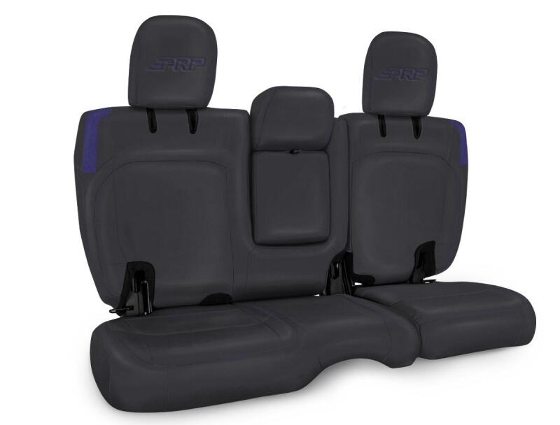 Jeep Wrangler JLU Seat Cover - Rear - PRP Seats - Bench Cover - Black/Purple - `18-`27